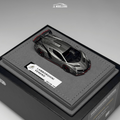 1/64 Lamborghini Veneno Limited Edition 103/149 pieces in Grigio Metalluro Red Stripes